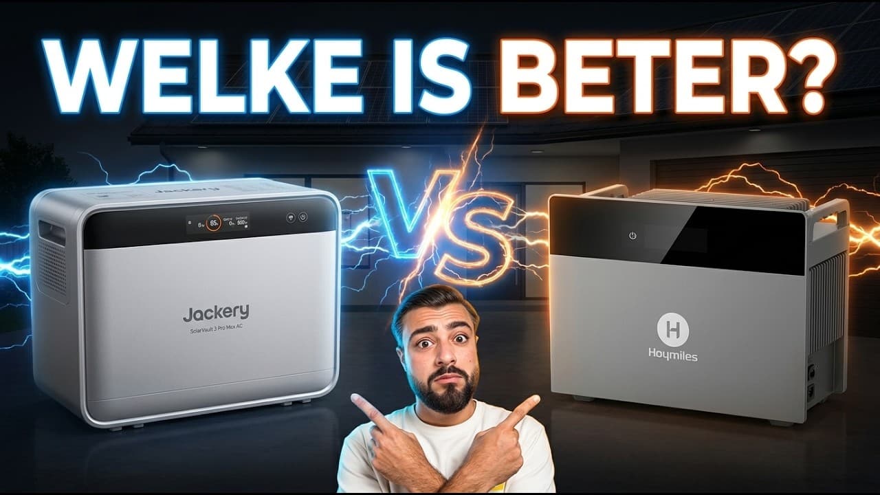 Jackery vs Hoymiles: welke thuisbatterij moet je kiezen?