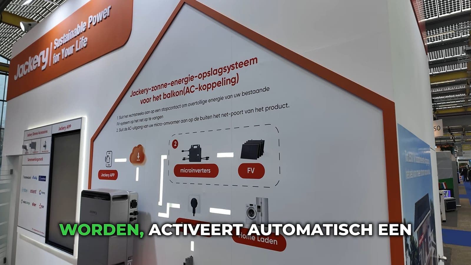 Infografiek van het AC-gekoppelde balkonsysteem van Jackery