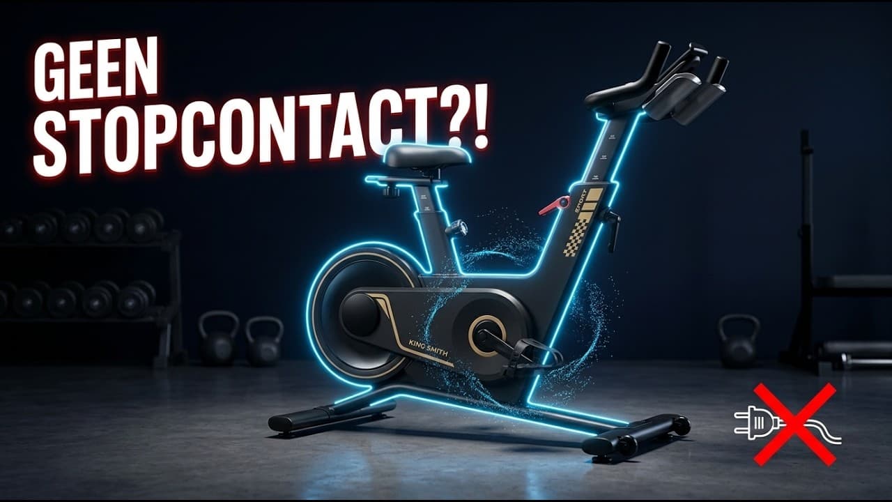 KingSmith PB08S review: stille spinningfiets zonder stopcontact