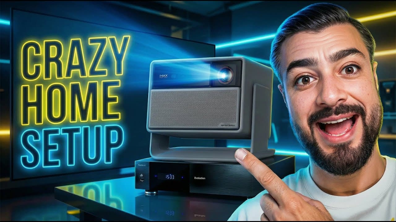 XGIMI Horizon 20 Max and R_VOLUTION PlayerPro 8K Setup