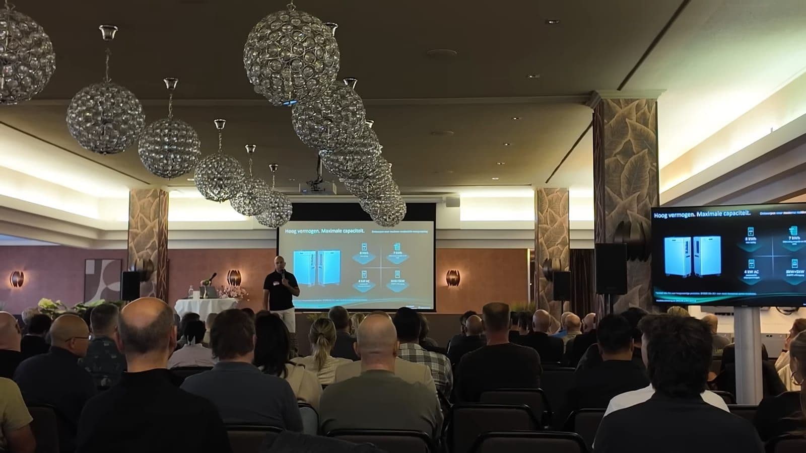 Zendure presentatie over de SolarFlow capaciteit en vermogen